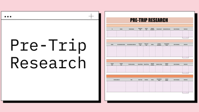 The Ultimate Travel Planner – Your Perfect Companion for Adventures! (Google sheet)